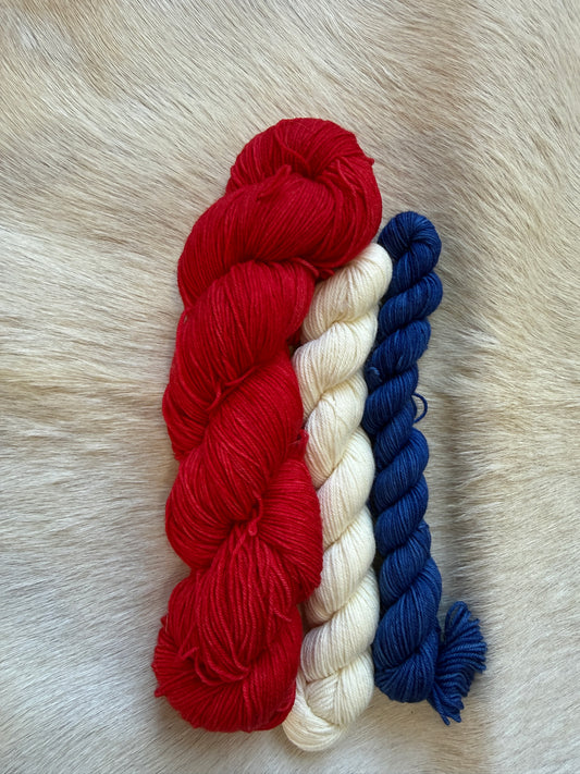 Go Bills Sock Set-Red/White