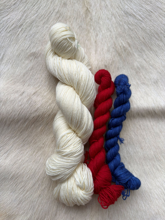 Go Bills Sock Set- White, Red & Blue